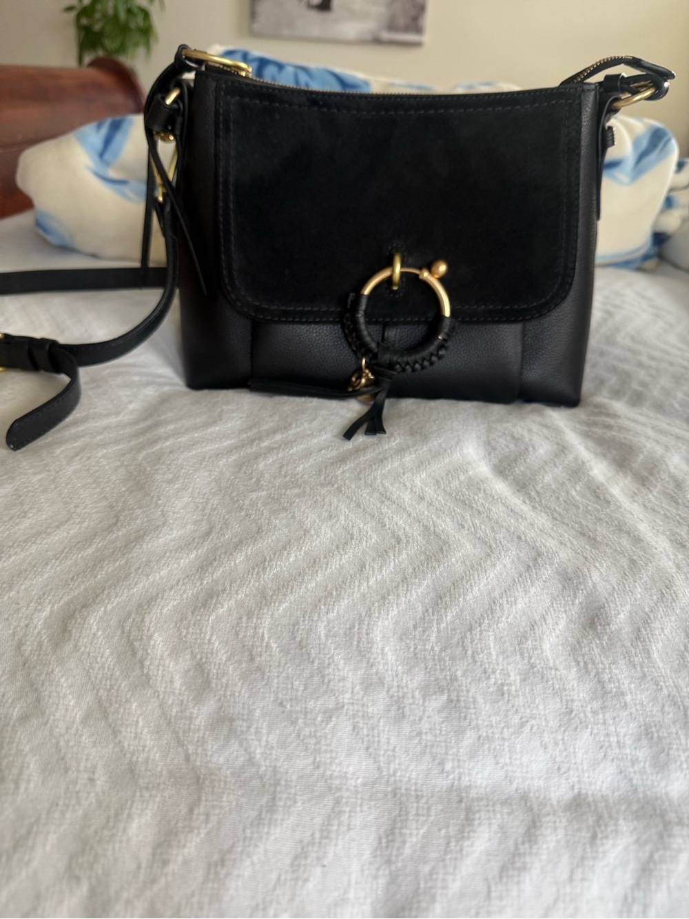 See By Chloe Black Leather Crossbody Bag